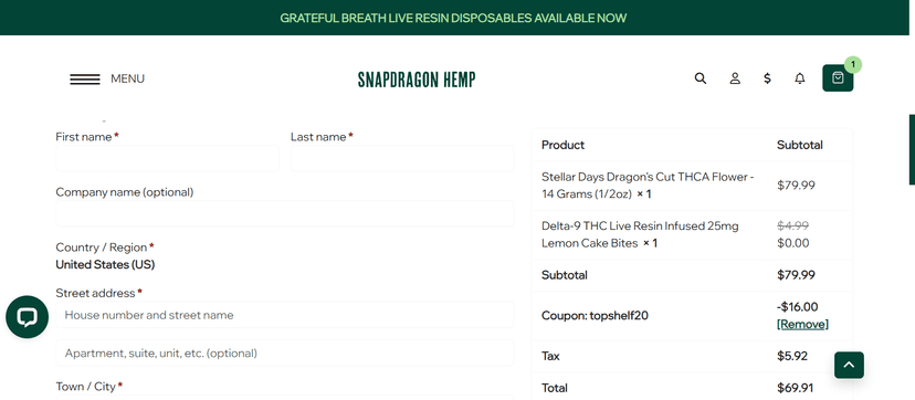 Snapdragon Hemp Coupon Code - Get 15% Off on Cannabis Drinks